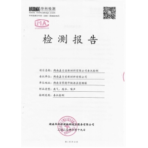 2020年第一季度檢測報告
